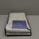 100% Blackout Shield Linen Blackout Curtains for Bedroom 84 Inches Long, Back Tab/Rod Pocket Living Room Drapes, Thermal Insulated Blackout Curtains 2 Panels Set, 50" W x 84" L, Cream