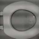 Soft Standard Vinyl Toilet Seat, White, 17 in