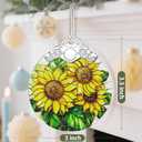 Christmas Ornament, Christmas Tree Ornaments, Keepsake Ornaments, Holiday Decor, Holiday & Xmas Gifts, Gifts for Sunflower Lovers & Flower Lovers - Sunflower-Theme