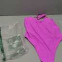 RELLECIGA Women's One Piece Thong Swimsuit,  Size L