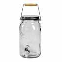 Mason Glass Drink Dispenser 4L