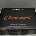 Charcuterie Board with Lid and Handle, Portable Bamboo Snackle Box, Build-a-Board Cutting with Compartments for Charcuterie Snacks Parties,Travel,Picnics, Ideal Gift (White)