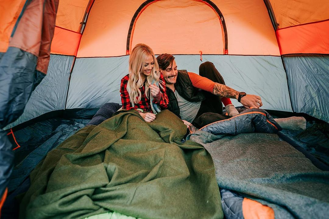 Stansport Wool Blend Camp Blankets (80" L x 60" W)