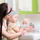 Face Wash Set - Headband, Absorbent Microfiber Wristbands with Holder for Washing Face, Spa Wrist Scrunchies (2 Sets, Blue and Pink)