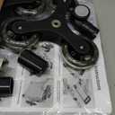 Rolling Cart for Teachers,Rolling Crate with Telescoping Handle,Foldable Utility Cart with Stair Climbing Wheels, Folding Shopping Cart Grocery,Teacher Storage,Book File Tool (Grey) (Gray)