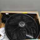 Lasko Pedestal Fan, Oscillating Fan for Bedroom with Adjustable Height and 3 Cooling Speeds, Portable, 18", Black, 1827