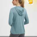 baleaf Women's Sun Protection Jacket Hoodie Clothing Lightweight Long Sleeve Sun Cover Up Shirt (M)