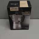 Primula Classic Stovetop Espresso and Coffee Maker, Moka Pot for Italian and Cuban Caf Brewing, Greca Coffee Maker, Cafeteras, 6 Espresso Cups, Silver