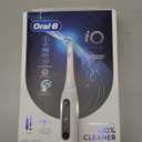 Oral-B iO Series 5 Rechargeable Electric Toothbrush with Visible Pressure Sensor to Protect Gums, 2 Minute Timer, 5 Cleaning Settings, 1 Replacement Toothbrush Heads, and Travel Case, White