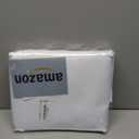 Nasitos Fabric Shower Curtain Liners 4 Pack - W72 x H72 - Washable & Water Resistant Cloth Shower Liner for Bathroom, Soft Hotel Quality, Standard Size (White, Include 8 Separate Magnets)