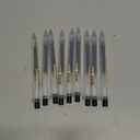 Muji Smooth Gel Ink Ballpoint Pen Knock Type 10-Pieces Set, 0.5 mm Nib Size, Black