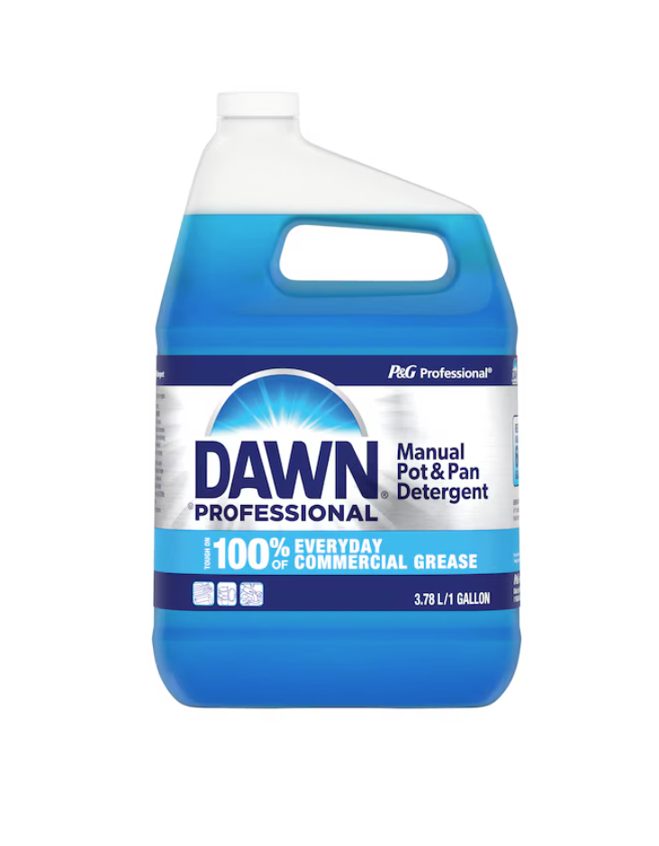 Dawn Professional Pot and Pan Detergent, Regular Scent, 3.8l (Case of 3)