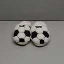 KUKTO Womens Mens Ball Sports Slippers Winter Warm Plush Lined House Shoes Memory Foam Cozy Slip On Indoor Home Bedroom Slippers with Non Slip Sole 11-11.5 Women/9-9.5 Men