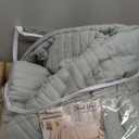 Stratford Park Sage Quilt Set King Size, 3 Piece Set, Solid Color, 2 Pillow Shams, Microfiber Pinsonic Bedspreads & Coverlets