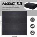 Drydiet 11x11ft Outdoor Gazebo Mat Waterproof Tent Rugs Foldable Portable Floor Blanket for Gazebo Picnic Hiking Lawn Outdoor Supplies Garden