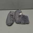 REVIX Microwavable Booties and Feet Warmers for Women & Men, Microwave Heated Foot Warmer with Flaxseed Moist Heat Therapy for Cold Feet, Gray, S/M