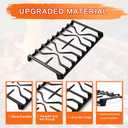 WB31X27151 Stove Grate Replacement Parts for GE Burner Grate Stove Parts General Electric Gas Range Parts Stove Surface Top Grate Metal Steel Rack 1 Pack