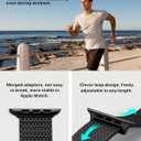 Fullmosa Compatible with Apple Watch Bands Ultra3/2/1 49mm for Women Men, Stainless Steel Mesh Loop Magnetic Clasp iWatch Band with TPU Case for Apple Watch, Black