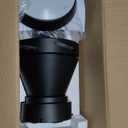 TCL 52" Ceiling Fan with Lights, Black Flush Mount Ceiling Fans with Remote Control, 6 Speeds DC Reversible, Dimmable, Noiseless, Low Profile Ceiling Fans for Bedroom