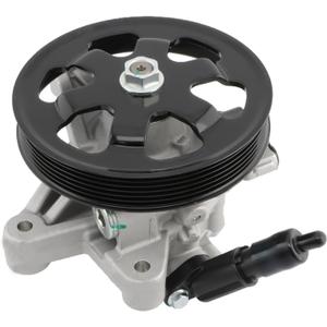Power Steering Pump with Pulley Fits for 2011-2017 Honda Odyssey, for 2009-2015 Pilot, for 2014 Ridgeline Touring Sport RT RTL DX SE, Replace OE 96-665 96665 21-534 21534 56110RN0A51