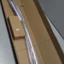 Bonpally Curved Shower Curtain Rod for Bathroom, 40-72 Inches Adjustable Curved Shower Rod, 0.9MM Rustproof Shower Curtain Rod with Rotating Brackets for Extra Shower Space, Need to Drill, Chrome