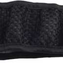 38CM Ice Silk Car Steering Wheel Cover, Anti-Slip Breathable Steering Wheel Protector, For Fit for 15 Inch/38cm Steering Wheels, Cloth Car Interior Accessory(Black)