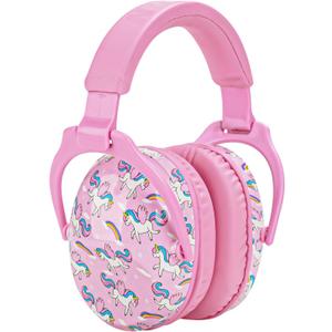 ZOHAN EM030 Kids Ear Protection, Noise Cancelling Headphones Ear Muffs for Autism Sensory, Safety Noise Reduction Hearing Protection for Monster Truck/Concerts/Fireworks/Air Shows (1 Pack - Pink Unicorn)