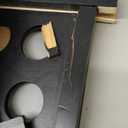 GoSports Wall Mounted Giant 4 in a Row - Jumbo Four in a Row with Coins - Black