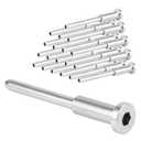 Invisible Cable Railing kit, T316 Stainless Steel 1/8" Invisible Receiver and Swage Stud End, Swage Tensioner for Wood/Metal Post, Cable Railing Hardware - 20 Pack