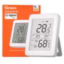 SONOFF AirGuard TH, Indoor Smart Zigbee Temperature and Humidity Sensor, 3.6'' LCD Display, App Monitoring with Charts, Notification Alerts, Data Export, Remote Data Display