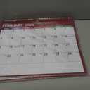 3 x 2026 Wall Calendar - 3 Month Calendar 2026 Vertical, Jan 2026 - Dec 2026, 3 Month Wall Calendar 2026, 11 x 26 In Open, 2026 Calendar with Large Print, Holidays, Thick Paper, Priorities Notes, Red