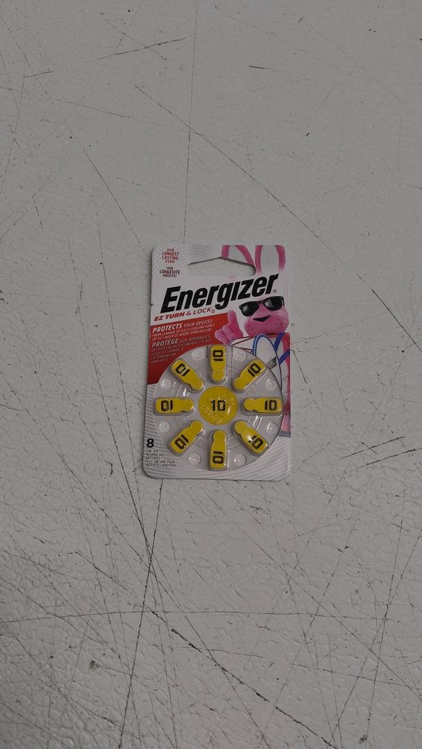 Energizer AZ10DP8 1.4 Volt 10 Hearing Aid Batteries 8Ct.