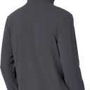 Roadbox Men's UPF 50+ Sun Protection Hoodie Jacket Lightweight Zip Fishing Hiking UV Shirts with Pockets and Thumbholes (Gray, XL)