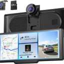 9.26" Carplay Screen with 4K Dash Cam & HD Backup Camera, Wireless Portable Car Play Screen for Apple Car Play & Android Auto, OTA, Bluetooth 5.0, Mirror Link, Voice Control, GPS Navigation, FM