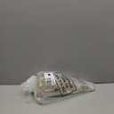 Baquler 3 Pcs LED Lighted Christmas Cone Trees Christmas Tree Ornament Gold Glittered Battery Operated Christmas Decoration Xmas Table Decor for Indoor Home Bedroom Tabletop Centerpiece Holiday Party