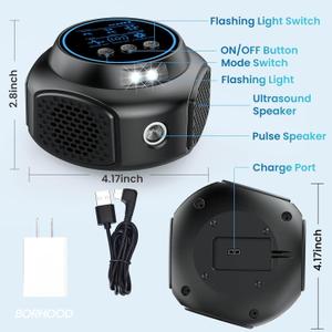 Ultrasonic Mouse Repellent Plug in, Indoor Pest Rodent Control for Mouse Mice Rat Squirrel, Electronic Repelling Device Mouse Traps for House Kitchen Garage 2 Pack