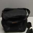 Lunch Box for Men, Tactical Lunch Bag MOLLE Webbing Leakproof Insulated Large Lunch Cooler Women Adult Meal with Adjustable Shoulder Strap Durable Lunch Pail(Black) (Medium)