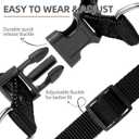 PUPTECK No Pull Dog Harness Soft Adjustable Basic Nylon Step in Puppy Vest Outdoor Walking with ID Tag, Large