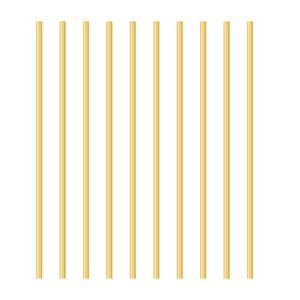 Brass Rods3/16" Dia 8" Length Brass Solid Round Rod for DIYCraftHardware10 pcs