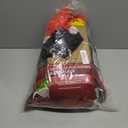 9x7FT Christmas Inflatables Santa Ride on Dinosaur with LED Outdoor Christmas Dinosaur Inflatable Blow Up Yard Decorations with Sandbags Stakes Strings for Garden Decor