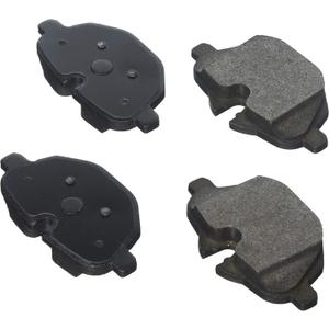 BOSCH BE1473H Blue Semi-Metallic Disc Brake Pad Set With Hardware - Compatible With Select BMW 528i, 528i xDrive, 530i, 530i xDrive, 535d, 535d xDrive, 535i, 535i xDrive, i8, X3, X4, Z4 + More; REAR