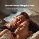 Invisible Sleep Headphones,Sleep Earbuds for Side Sleepers,Small Comfortable Fit Noise Blocking Sleep Earbuds,Bluetooth 5.3 Wireless Earphones, in-Ear Ear Buds for Sleeping (Black)