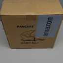 BasicGear Pancake Cast Net – Heavy-Duty 1.0+ lb/ft Weights, 4ft to 12ft Radius, Multiple Mesh Sizes, Pro Grade, Freshwater & Saltwater