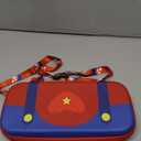 Gurgitat for Nintendo Switch 2 Carrying Case - Red Blue Cute Cool Design with Handle and Strap for Switch 2 2025 Travel Cases Portable Storage Carry Protective Hard Shell for Boys Teens Girls