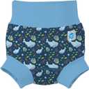 Splash About Happy Nappy Duo, Shark Reef Blue, 0-3 Months
