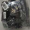 IRONDIY 4 Pack Table Leg Extenders, Adjustable Metal Square Folding Table Leg Risers, Folding Extensions for Square Straight Legs, (2 Levels Adjustable Height 3.5"/ 5.5")