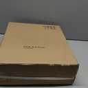 Briful Orchid Artificial Flowers 17in Red Fake Orchid Silk Flowers in Gold Ceramic Vase Faux Phalaenopsis Arrangement for Home Office Room Dining Table Centerpiece Modern Decor