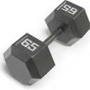 Marcy 65lb Cast Iron Hex Dumbbell, Single, IV-2065