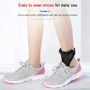 AFO Drop Foot Brace for Hemiplegia Stroke Varus Foot Drop Improve Walking Gait, Effective Relieve Pain for Walking with Shoes, Lightweight & Invisible (Medium, Left)