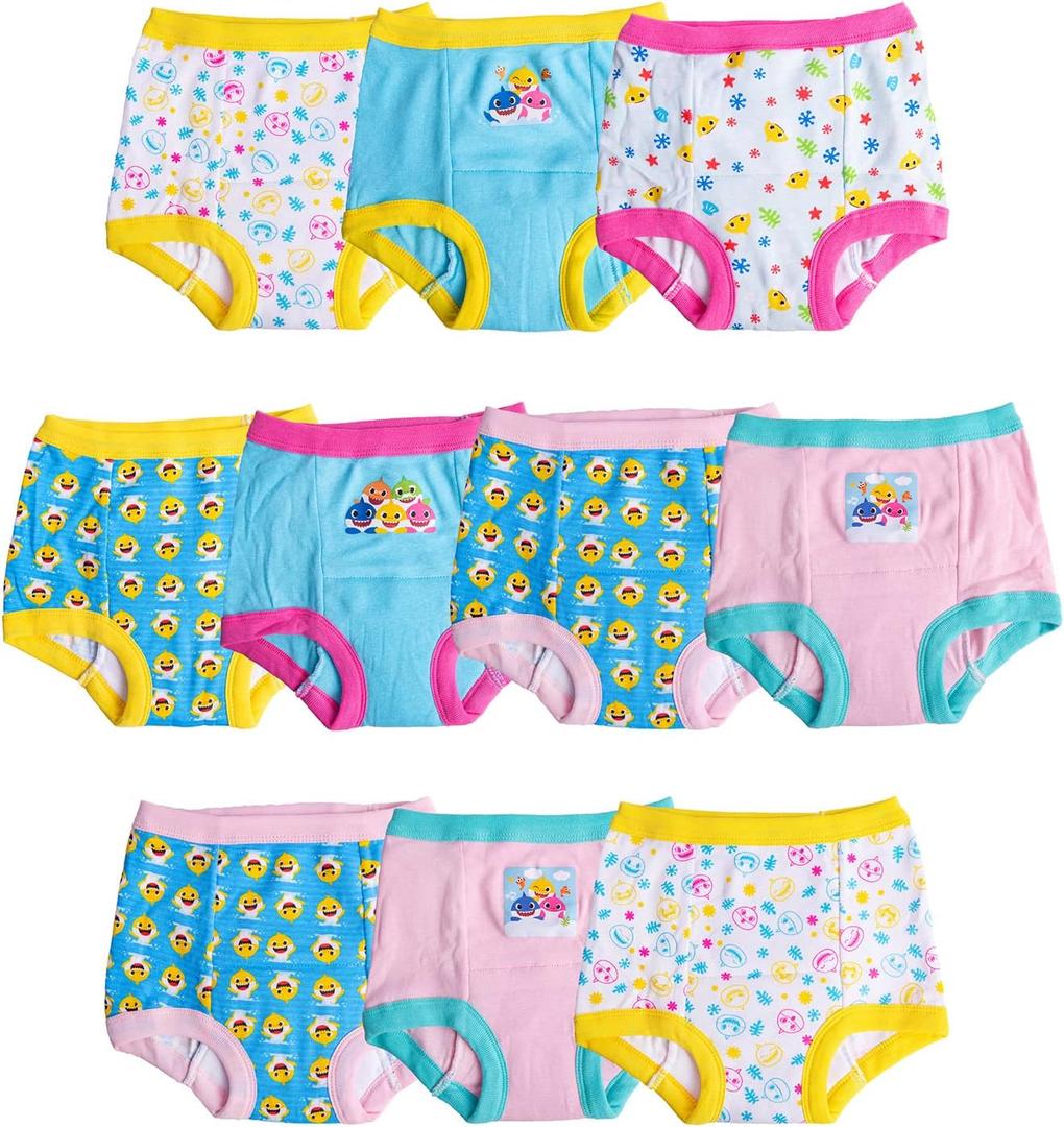 Baby Shark Baby Shark Potty Training Pant Multipacks, Pink 10pk, 2T